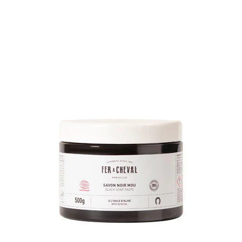 Soft Black Soap, Horseshoe, 500g